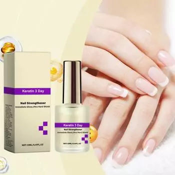 Жидкость для ухода за ногтями Смягчающая жидкость для ногтей Утолщение и увлажнение ногтей(12мл) One Size