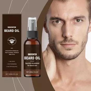 Жидкость для ухода за волосами на лице для мужчин Питает, очищает поры, увлажняет и смягчает Масло для волос на лице для мужчин 30 мл