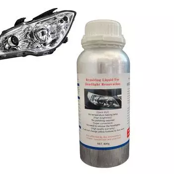 Жидкость для восстановления автомобильных фар Жидкость для восстановления царапин на автомобильных фарах 800 г Высокоэффективная жидкость для восстановления царапин на автомобильных фарах