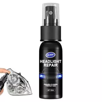 Жидкость для восстановления автомобильных фар, жидкость для ремонта автомобильных фар, очиститель фар, удаление оксидации, грязи и дымки, простая реставрация в тяжелых условиях