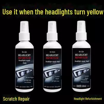Жидкость для восстановления и ремонта фар — полировка, удаление царапин и желтизны, средство для чистки и обслуживания абажуров. 100ml bottle