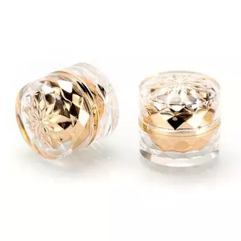 Жидкости Образцы Баночки Косметические Контейнеры Косметические Баночки Флаконы для крема для глаз Банки для крема для лица Флаконы для лосьона золотой