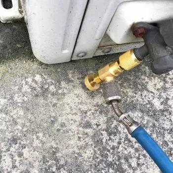 Жидкостный предохранительный клапан R410A R22 Хладагент для кондиционера 1/4 Защитный адаптер Ремонт кондиционера и фторид