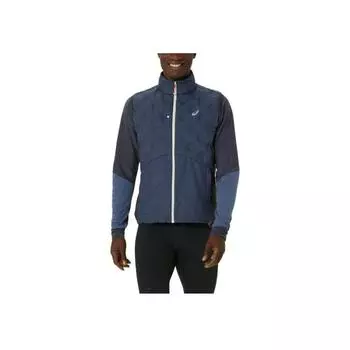 Жилет Asics Road Winter Comfortable Zipper Fashion Universal Vest Men жилеты Midnight-Blue 2011D090-400 XL