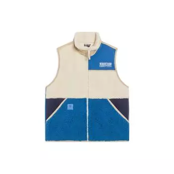Жилет без рукавов с логотипом Li-Ning Color Block и воротником-стойкой, мужские жилеты AMDS057-1 L