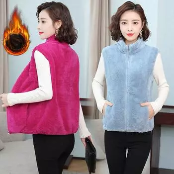 Жилет без рукавов, женский длинный жилет, женский жилет, куртка без рукавов, женские жилеты на молнии S верблюд