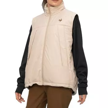 Жилет Coq Heat Navi Light Filled Vest Водоотталкивающий ветрозащитный Удерживание тепла Поглощение света Выработка тепла HEATNAVI 3 слоя LT4FVE бежевый [Le