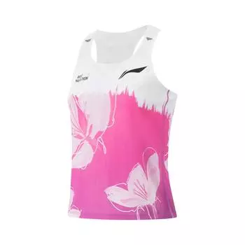 Жилет для бега Li Ning Running Series, дышащий, быстросохнущий, трикотажный, спортивный, летний, для женщин, AAYV088-1