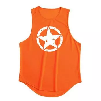 Жилет для бега, мужской фитнес-жилет с Y-образным вырезом на спине, майка, летняя одежда для спортзала, летняя сетчатая спортивная жилетка, мужская рубашка без рукавов для бодибилдинга M хаки/чёрный