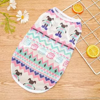 Жилет для большой собаки Собака Кошка Мех Бульдог Сетка Дышащая Одежда для питомцаКошка XS