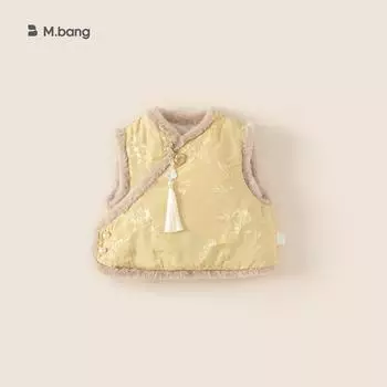 Жилет для костюма Youbao Winter Velvet Tang для девочек 110