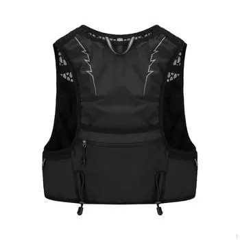 Жилет для питья для мужчин и женщин, спортивная сумка для бега, рюкзак для воды серый