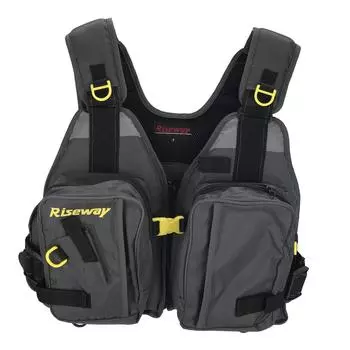 Жилет для плавающих снастей RISEWAY серый UFU-003 серый