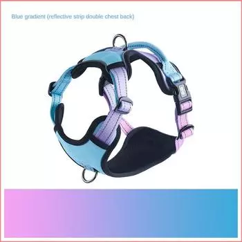 Жилет для собак Gradient, светоотражающий, регулируемый, с ручкой для дрессировки, дышащий и водонепроницаемый, удобный для ношения S