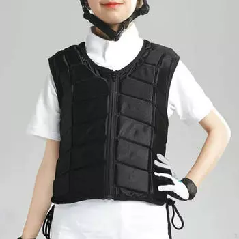 Жилет для верховой езды с регулируемым ремнем, профессиональная защитная экипировка для верховой езды для детей и мальчиков XS