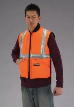 Жилет для защиты от холода цвет [XL] (осторожно оранжевый) EA915GA-44 оранжевый