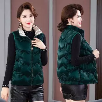 Жилет для женщин, новинка 2023 года, пуховик для утепленной куртки, жилет XL чёрный