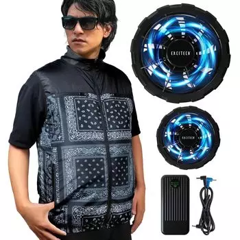 Жилет Fan Set Paisley Black XL Size [Excitech]
