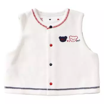 Жилет флисовый трехцветный Сделано в Японии [Baby Castle] 70-80