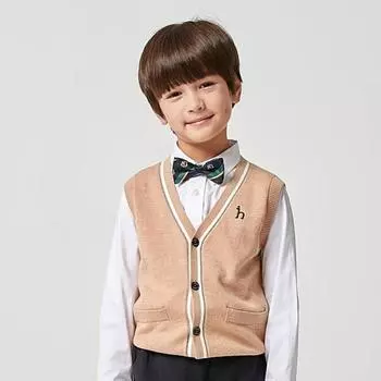 Жилет Hazzys Kids Easy Care Knit Hts11kv02m Bg Beige/120