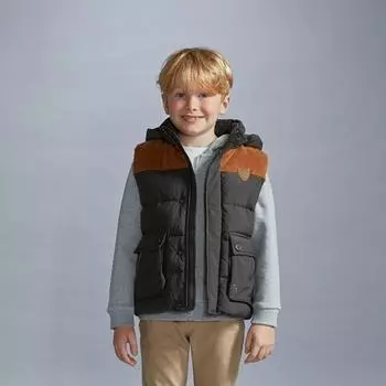 Жилет Hedges Kids с капюшоном на утином пуху Huw11en01m Cg 100