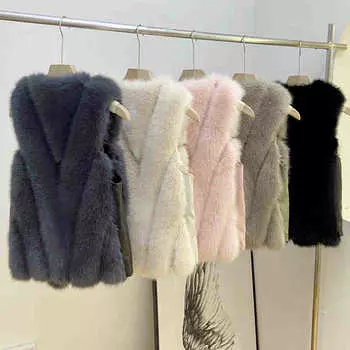 Жилет из искусственного меха Fried Street, женский, короткий, из искусственного меха Toka Fox S