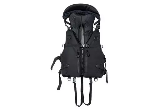 Жилет JACKALL AIR RS Cyan Hollofil (CiAN Hollofil AIR RS ЖИЛЕТ) черный