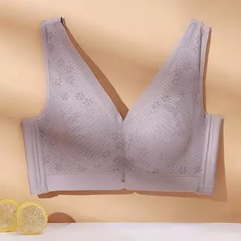 Жилет кружевной большой бюстгальтер для маленьких детей из хлопка, женский удобный бюстгальтер с большой чашкой, новый бюстгальтер 80 зелёный
