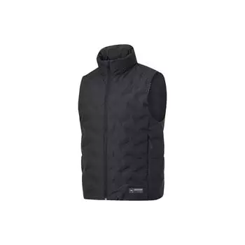 Жилет Li Ning Fitness Series однотонный с воротником-стойкой, свободный, светоотражающий, мужской, черный AMRT049-3 M