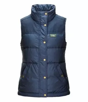 Жилет LLB Mountain Classic Down Vest US Fit Petite M Size Navy 0UBV420004 для женщин тёмно-синий