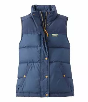 Жилет Mountain Classic Down Vest US Fit Petite L Size Nautical Navy Blue 0UBV420006 [LLBE] Женский