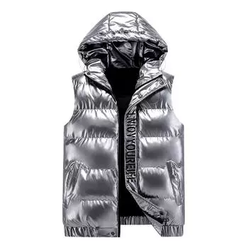 Жилет мужская верхняя одежда осень и зима яркий жилет модный красивый брендовый хлопковый жилет жилет повседневная куртка M