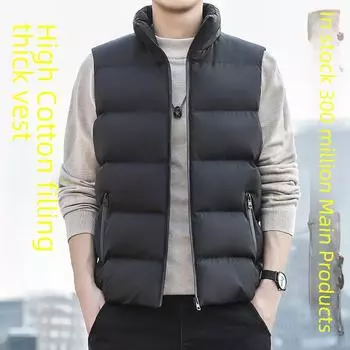 Жилет мужской тонкий легкий - Осень/Зима 2022 Жилет из искусственного пуха XL серый