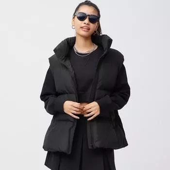 ЖИЛЕТ ОВЕРСАЙЗ С УТЕПЛЕННОЙ ПОДКЛАДКОЙ GU