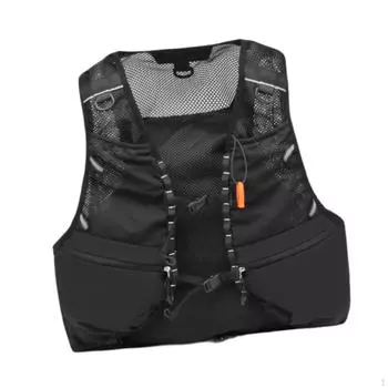 Жилет-рюкзак для гидратации, большой вместимости, рюкзак для мужчин и женщин, для бега, велоспорта, трейла, чёрный