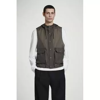 Жилет с капюшоном из технического нейлона Cos Japan Dark Mole/XS/S