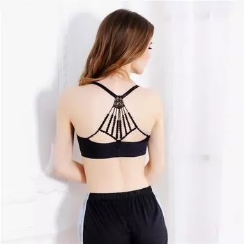 Жилет с открытой спиной без кольца на груди One Size белый