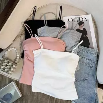 Жилет-слинг женский пояс с фиксированной накладкой на грудь верхняя одежда нижнее белье удобный эластичный плиссированный тонкий ремонт талии спортивный бюстгальтер топ-труба Average size 80-62.5 kg