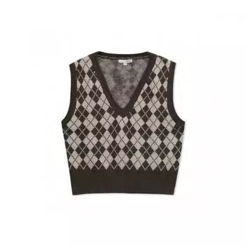 Жилет Spao Cash Blend с узором Spkvb4vg91 T BEIGE/999