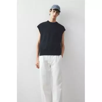 Жилет-свитер HM Regular Fit темно-синего цвета XS