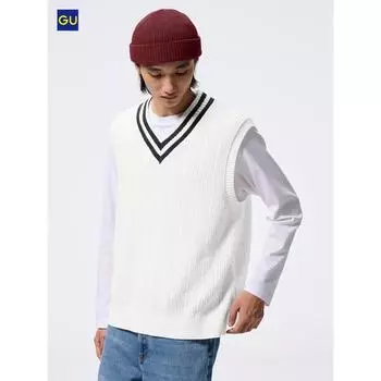 Жилет Uniqlo Gu Washable Tilden Knit