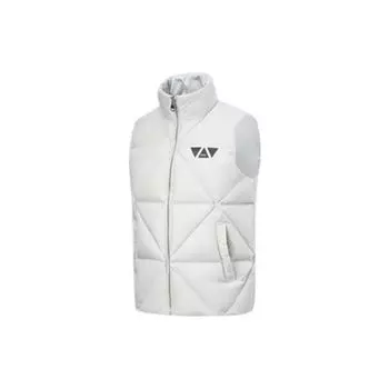 Жилет унисекс с карманами и однотонным принтом серии Li Ning Wade, цвет серый AMRT051-3 M