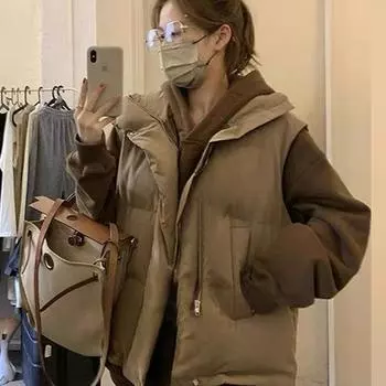 Жилет женский пуховый хлопковый 2024 года, новая верхняя одежда для осени и зимы, маленький мужской жилет, куртка, женская M