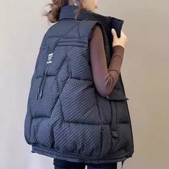 Жилет женский пуховый хлопковый толстый жилет M