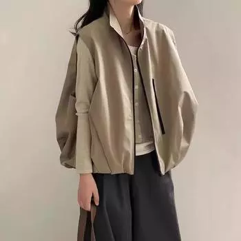 Жилет жилет женский, осень новый ретро уличный горный спортивный стиль без рукавов универсальный короткий пальто M(80-110) хаки