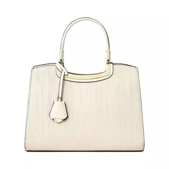 Zhiqi Middle-Aged One-Shoulder Wedding Gift Mother Bag Beige [gift bag packaging]]