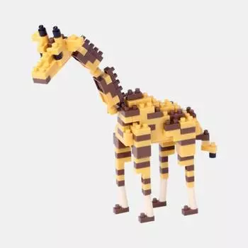 жираф наноблок, корейский популярный бандай