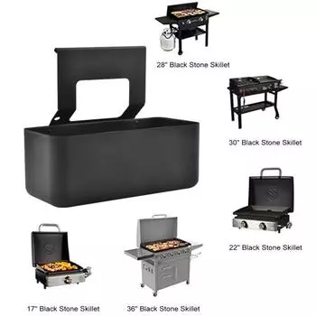 Жироуловитель для гриля Blackstone Grill, поддон для сбора жира 17–36 дюймов, сменный стакан для сбора жира, антипригарное покрытие, легко очищается, устойчив к ржавчине, выдерживает высокие температуры A