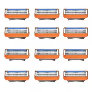 [zhishangs] сменное лезвие Fusion, совместимое с сменным лезвием Gillette Fusion, сменный ручной бритвенный станок