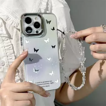 Zhitai 3-в-1 Зеркальный чехол и браслет для iPhone 13/14/15 Pro Max 14 PRO MAX